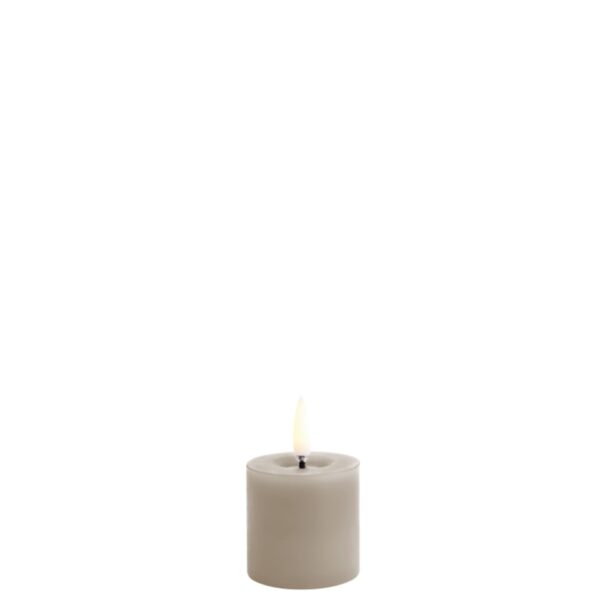 Uyuni Led-Kaars Pillar Melted Candle Sandstone